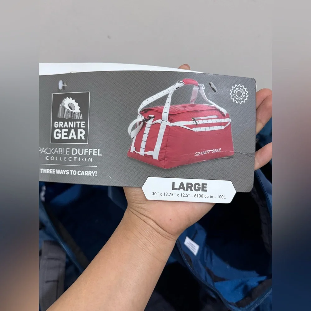 GRANITE GEAR Tobiast Men's Stylish Blue Duffel Bag